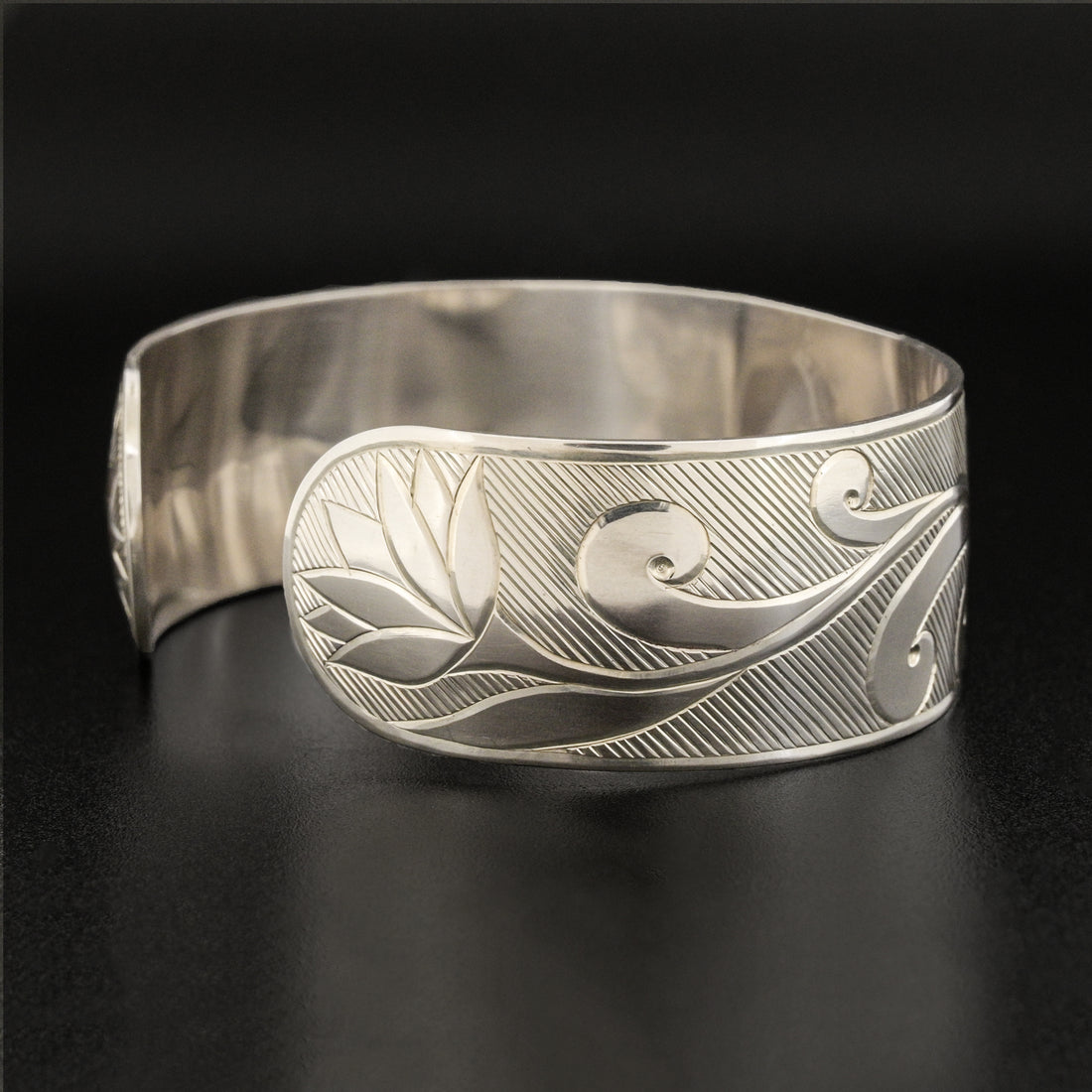 Floral MemoriesSilver Bracelet with 14k Gold