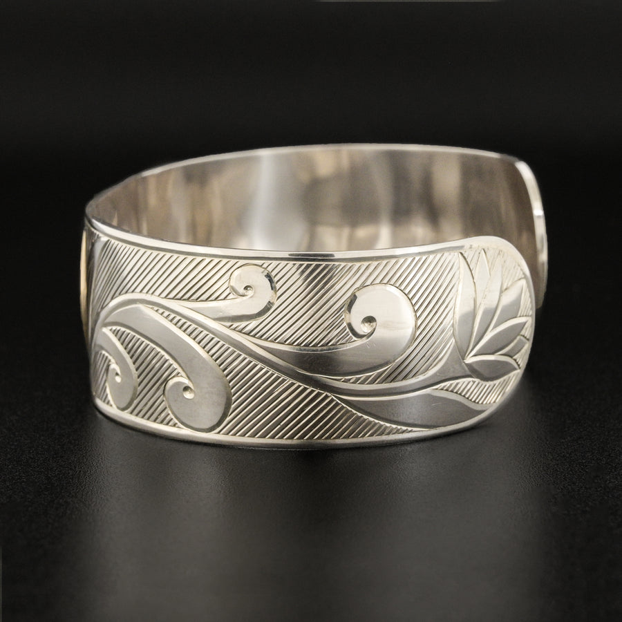 Floral MemoriesSilver Bracelet with 14k Gold