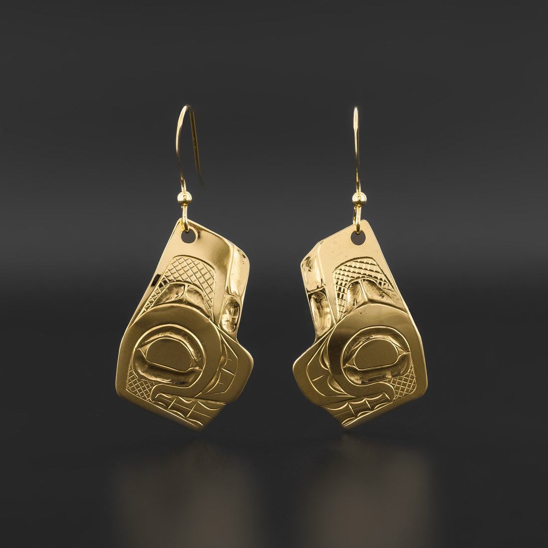 Killerwhale - 14k Gold Earrings
