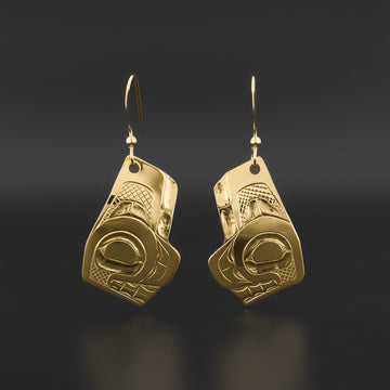 Killerwhale - 14k Gold Earrings