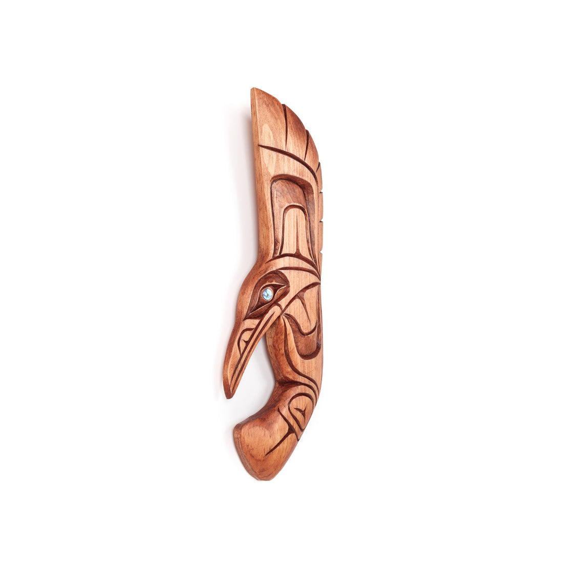Hummingbird - Pine Carving with Abalone