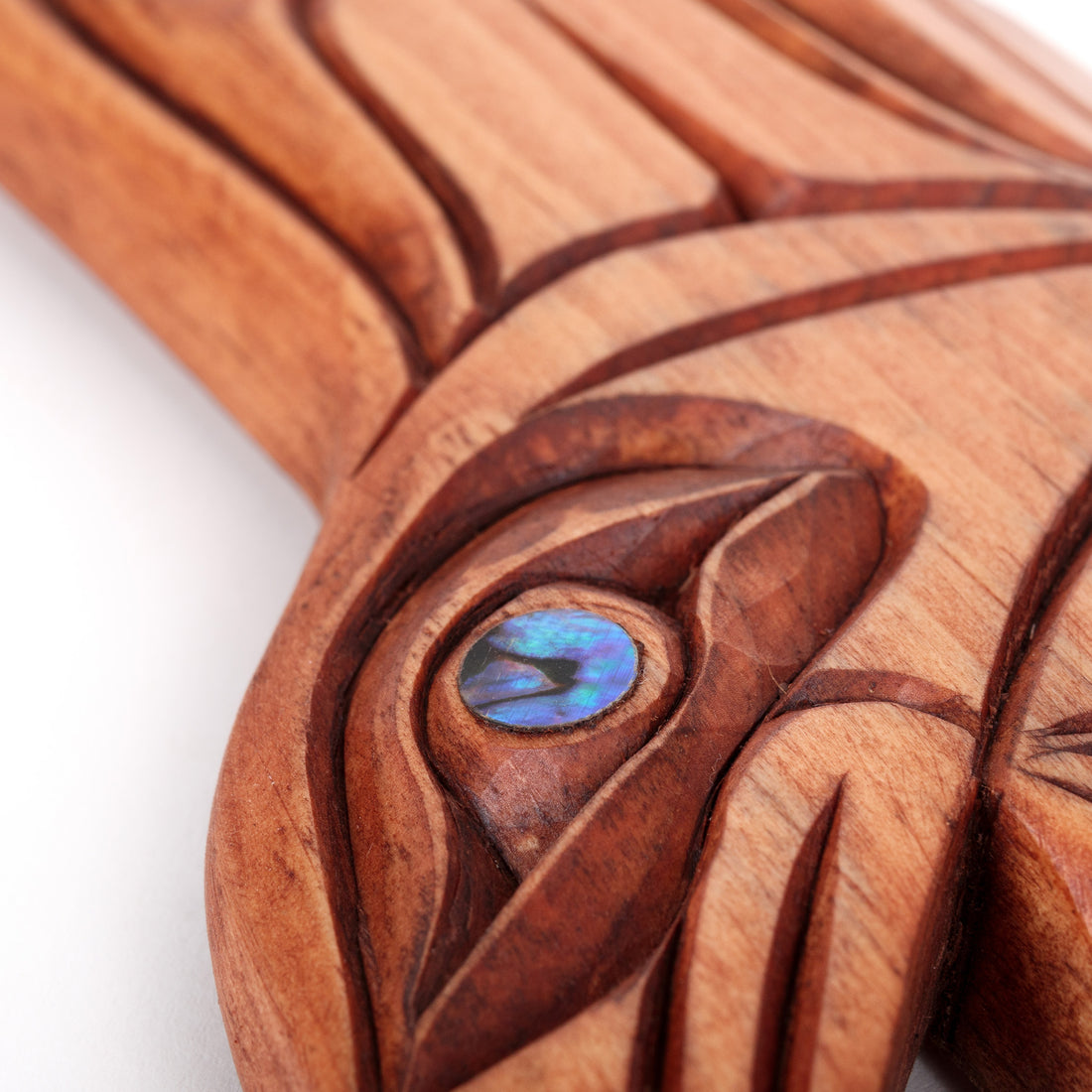 Hummingbird - Pine Carving with Abalone