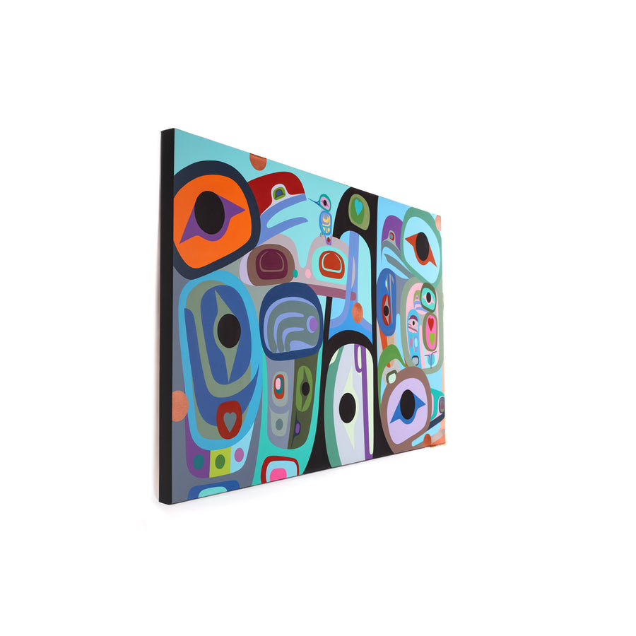 Everything is Connected - Original Painting on Canvas