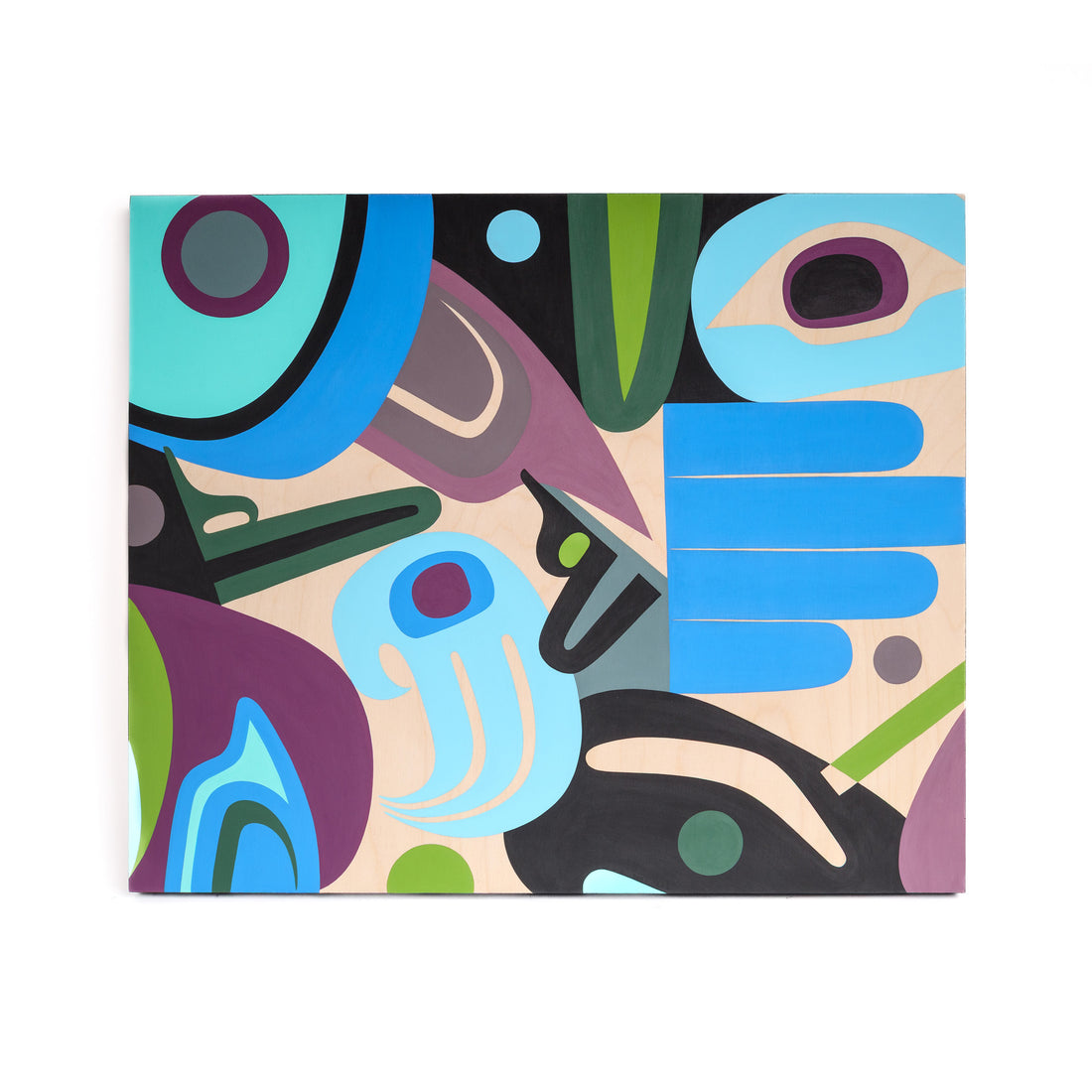 Setting Up Nicely I & II - Original Painting on Wood Panel