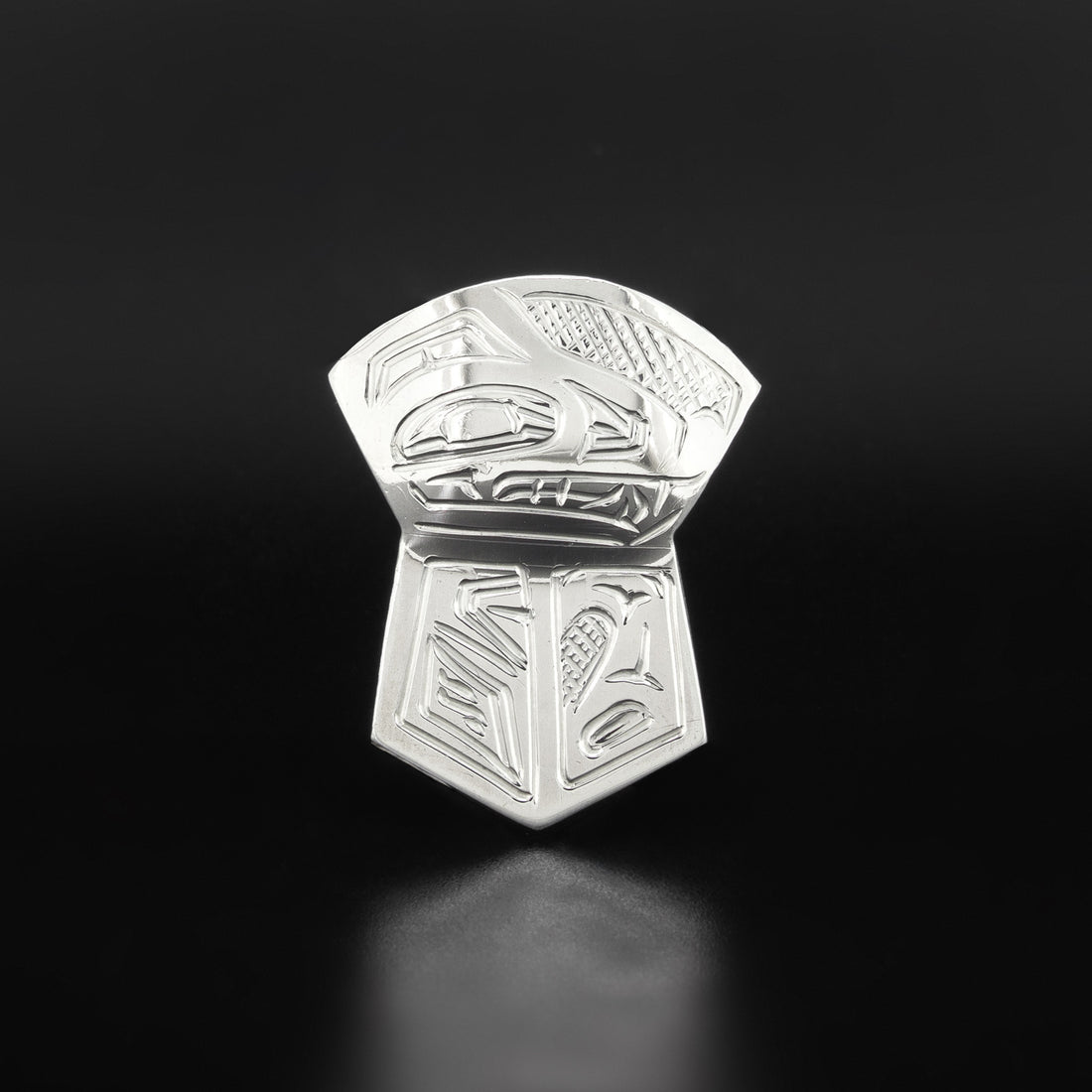Wolf - Silver Pin
