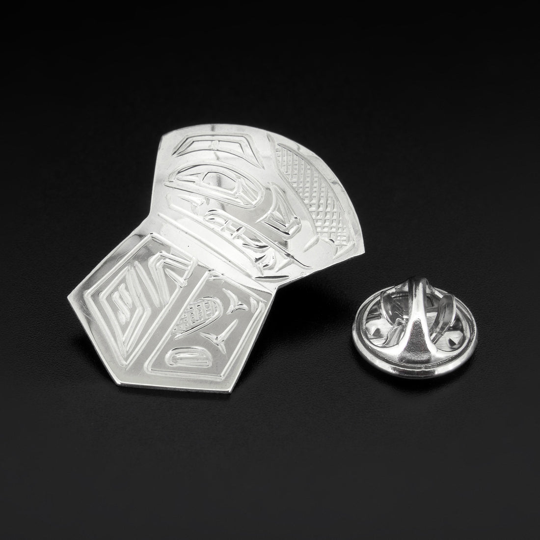 Wolf - Silver Pin