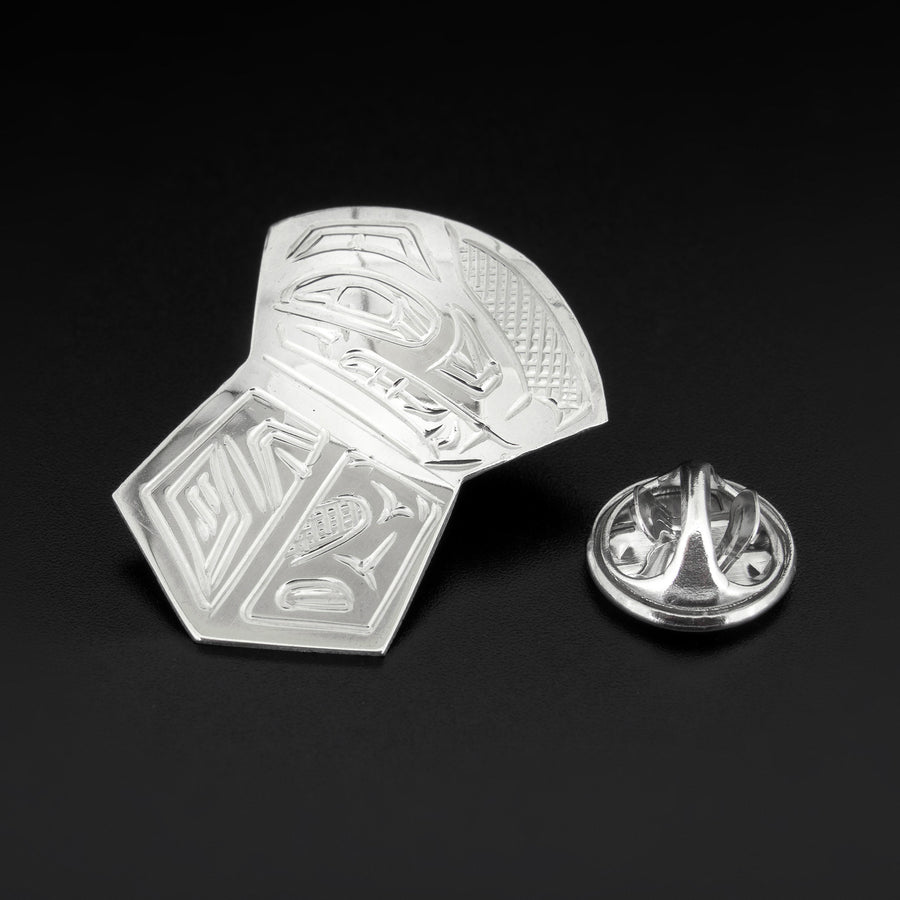 Wolf - Silver Pin