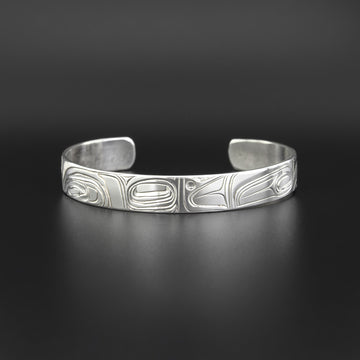 Abstract - Silver Bracelet