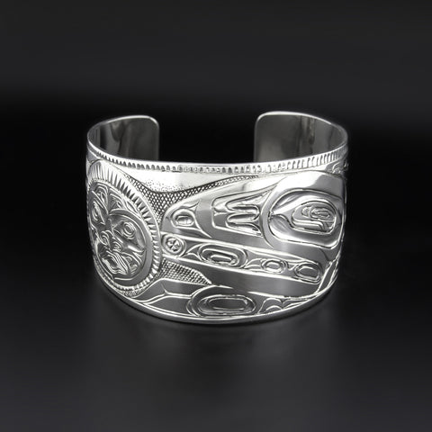 Raven Moon - Silver Bracelet