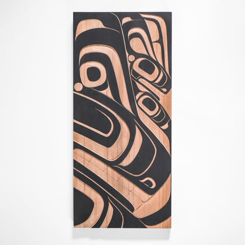 Mother and Child - Red Cedar Panel