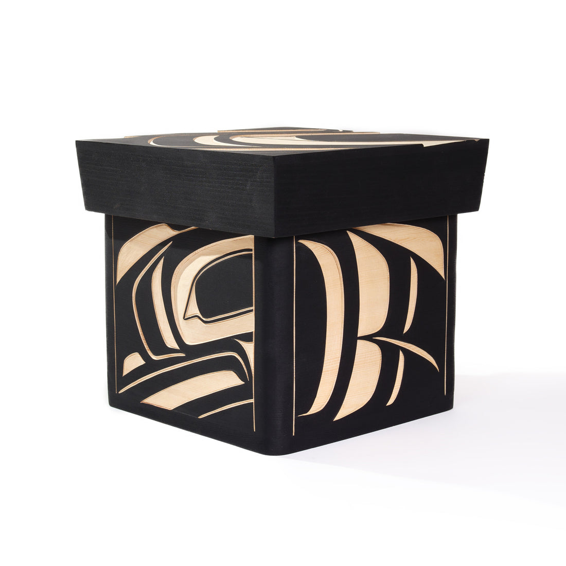 Eagle - Yellow Cedar Bentwood Box