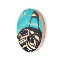 Killerwhales - Yellow Cedar Panel