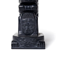 Eagle, Raven, Beaver, and Frog - Argillite Model Pole
