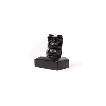 Thunderbird - Argillite Candle Holder