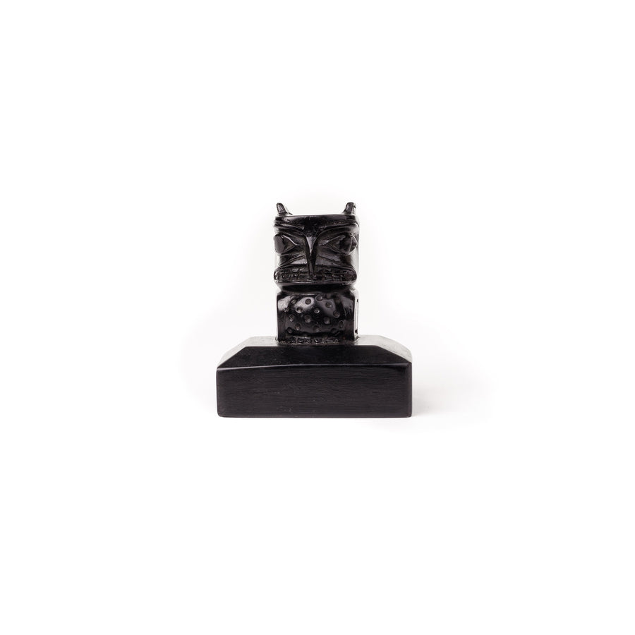 Thunderbird - Argillite Candle Holder