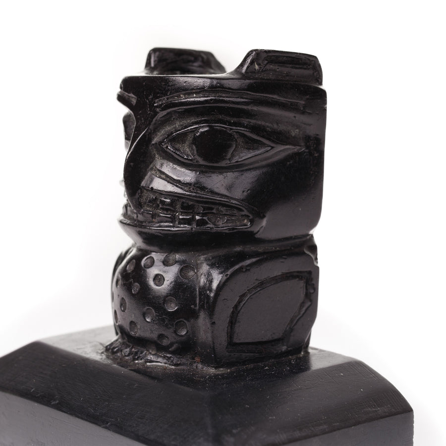 Thunderbird - Argillite Candle Holder
