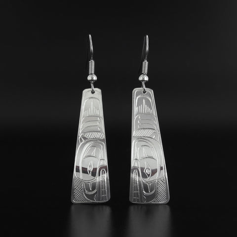 Bear - Silver Earrings