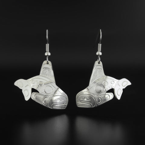 Killerwhale - Silver Earrings