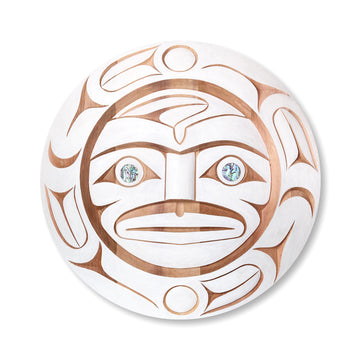 Moon Mask - Red Cedar Panel