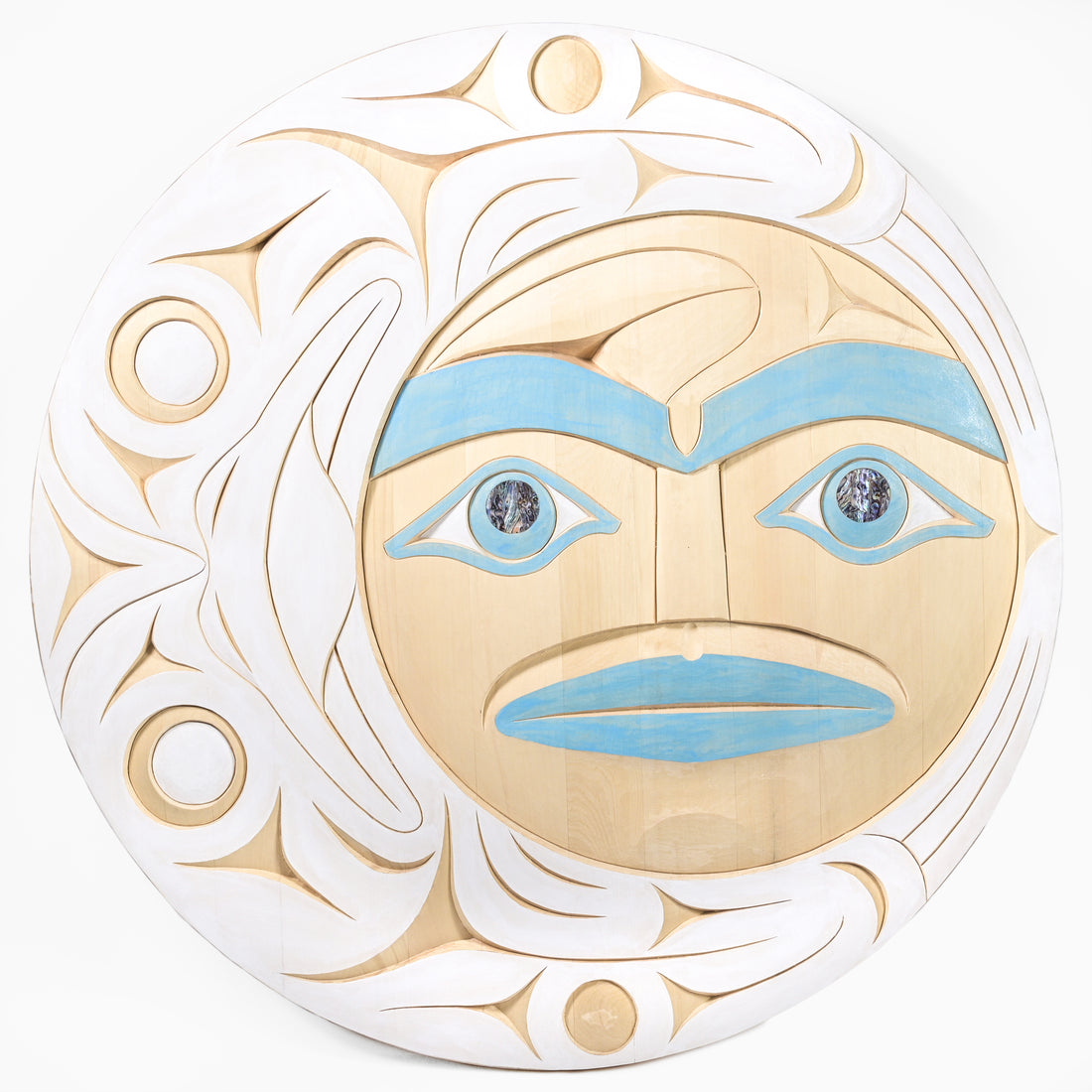 Frog Moon - Yellow Cedar Panel