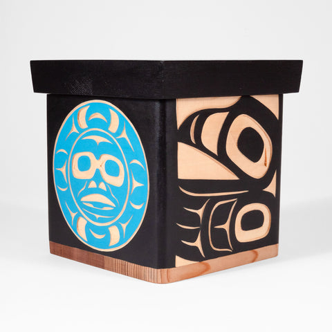Raven and the Moon - Cedar Bentwood Box