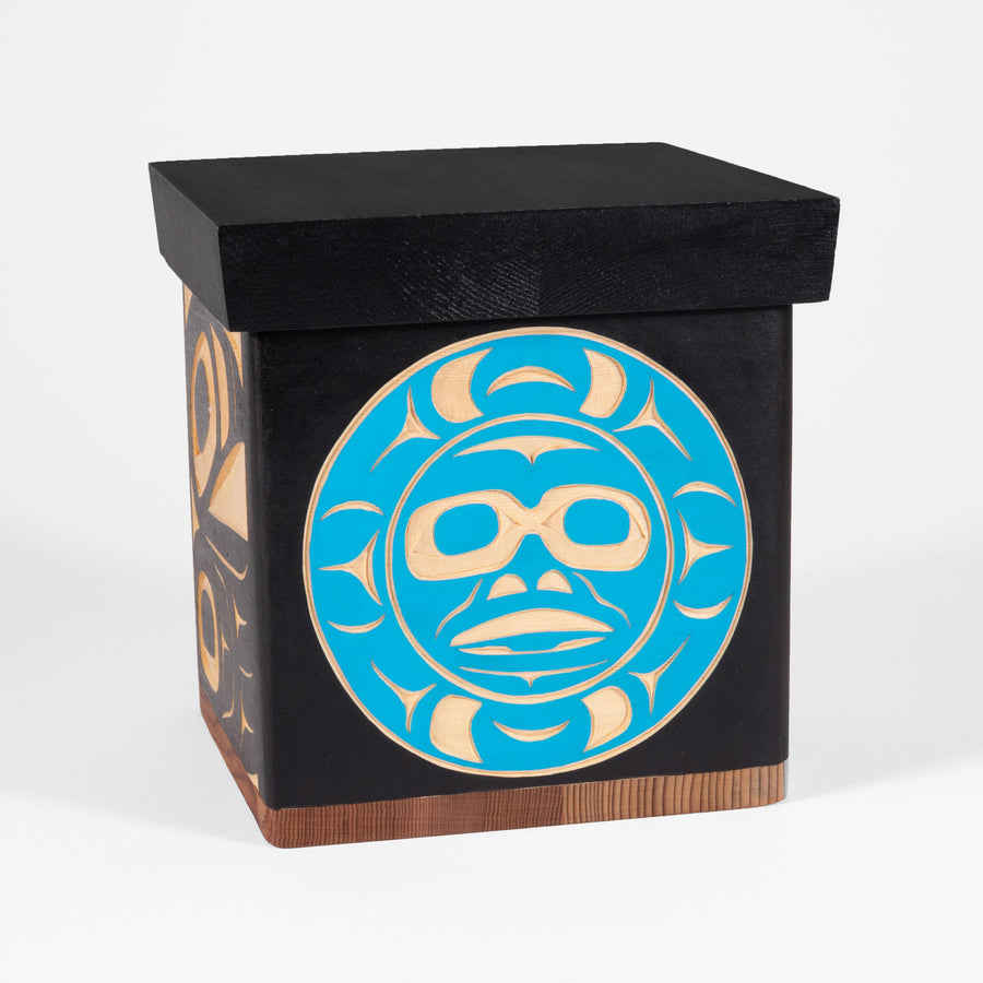 Raven and the Moon - Cedar Bentwood Box