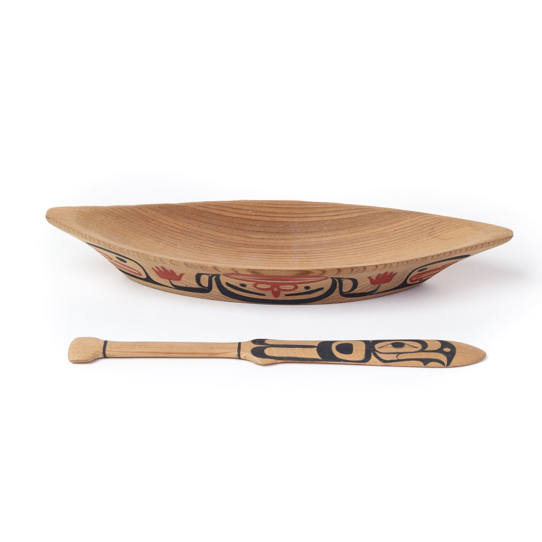 Siblings - Red Cedar Model Canoe
