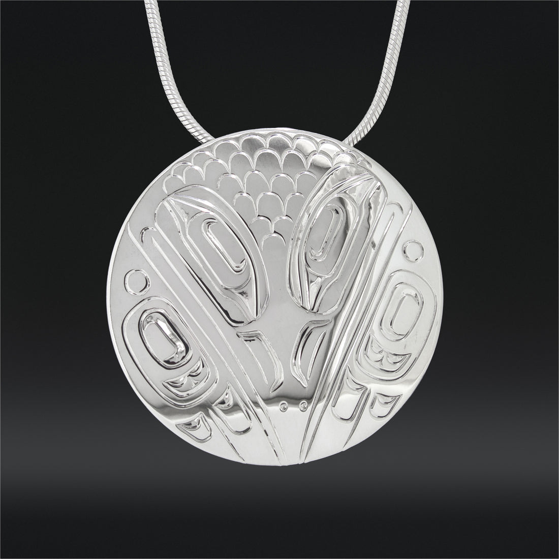 Raven - Silver Pendant