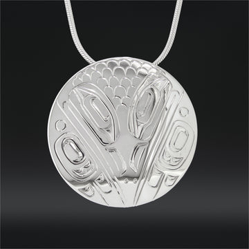 Raven - Silver Pendant