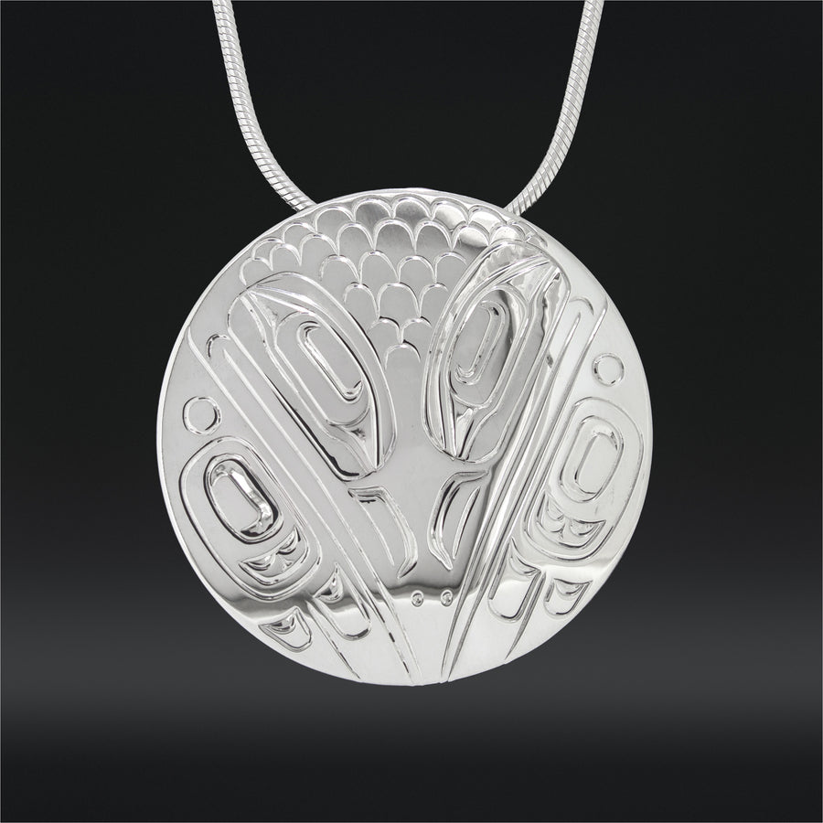 Raven - Silver Pendant