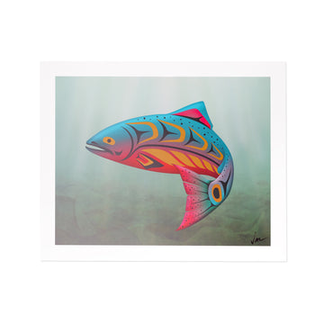 Fall Spring Salmon - Open Edition Print