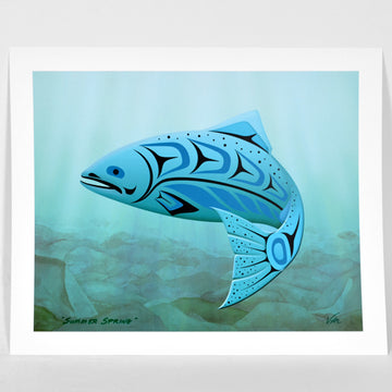 Summer Spring Salmon - Open Edition Print