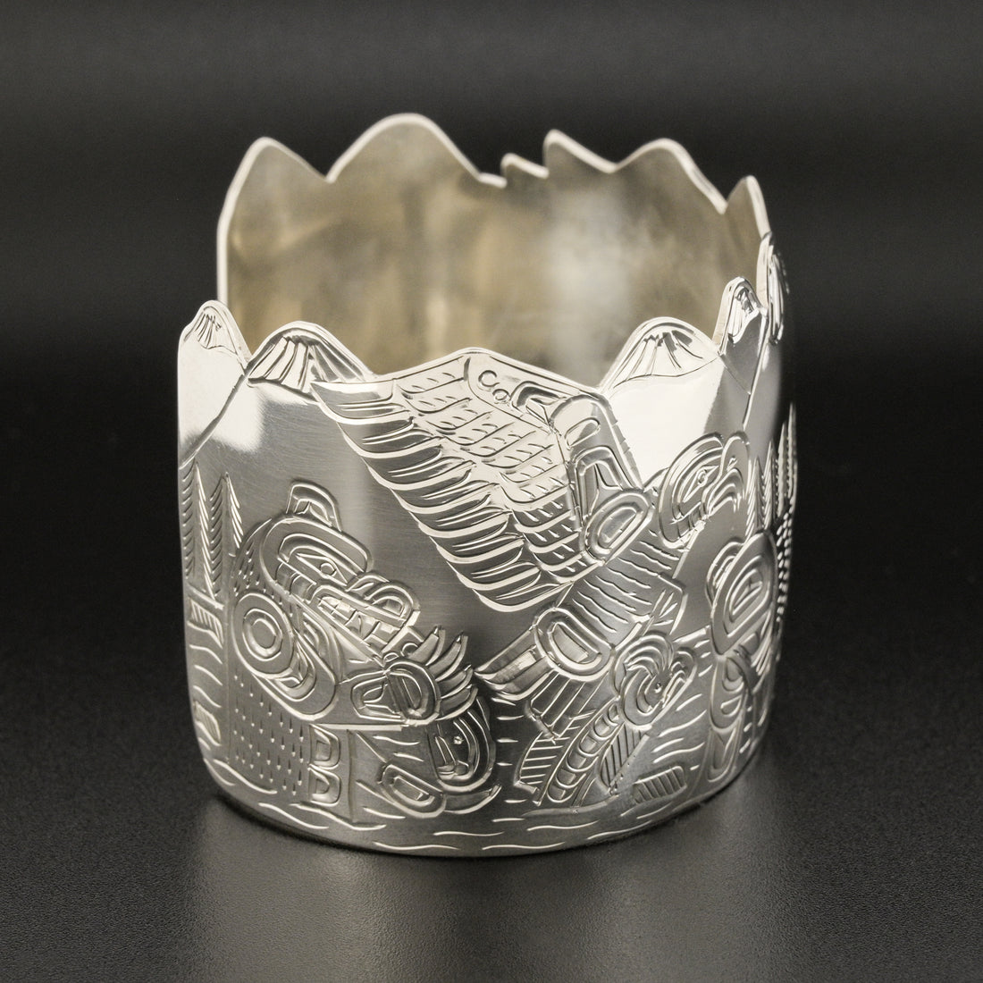 Mother Nature Provides for All - Silver Bracelet