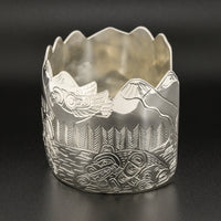 Mother Nature Provides for All - Silver Bracelet