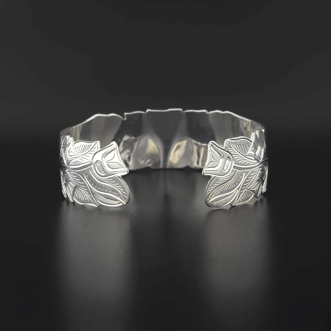 Hummingbirds - Silver Bracelet with 14k Gold