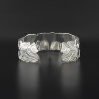 Hummingbirds - Silver Bracelet with 14k Gold
