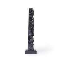 Bear, Raven, Halibut, and Bear - Argillite Model Pole