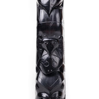 Bear, Raven, Halibut, and Bear - Argillite Model Pole