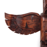 Eagle and Killerwhale - Yellow Cedar Model Pole