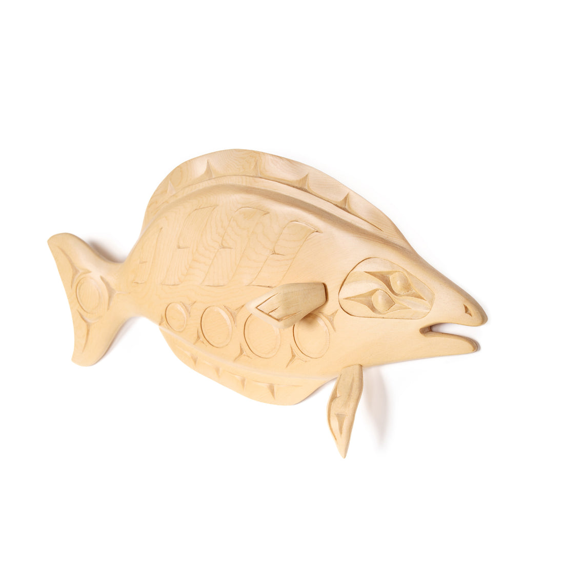 Halibut - Yellow Cedar Carving