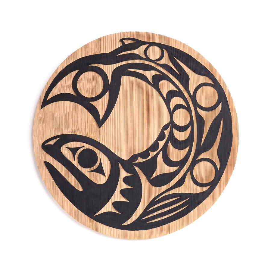 Salmon - Red Cedar Panel