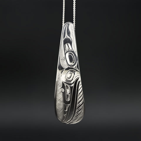 Humpback Whale - Silver Pendant