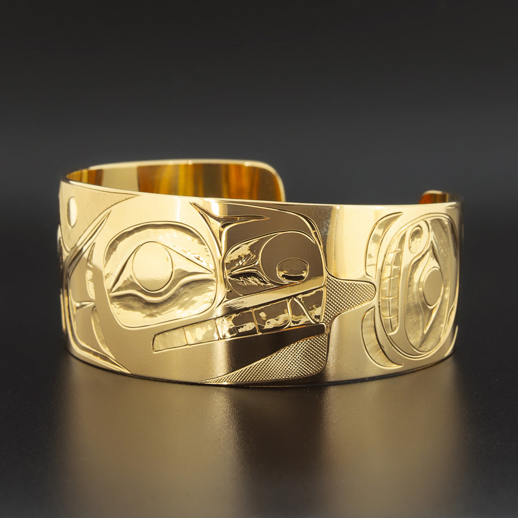 Pod of Whales - 14k Gold Bracelet