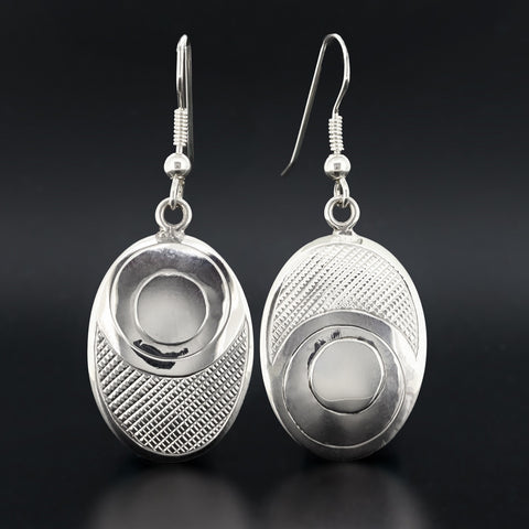 Abstract - Silver Earrings