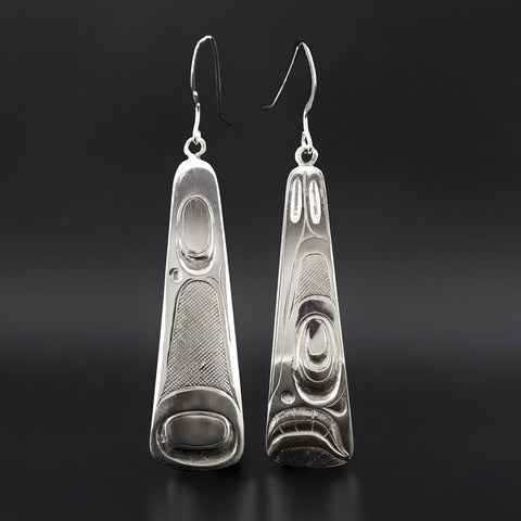 Abstract - Silver Earrings