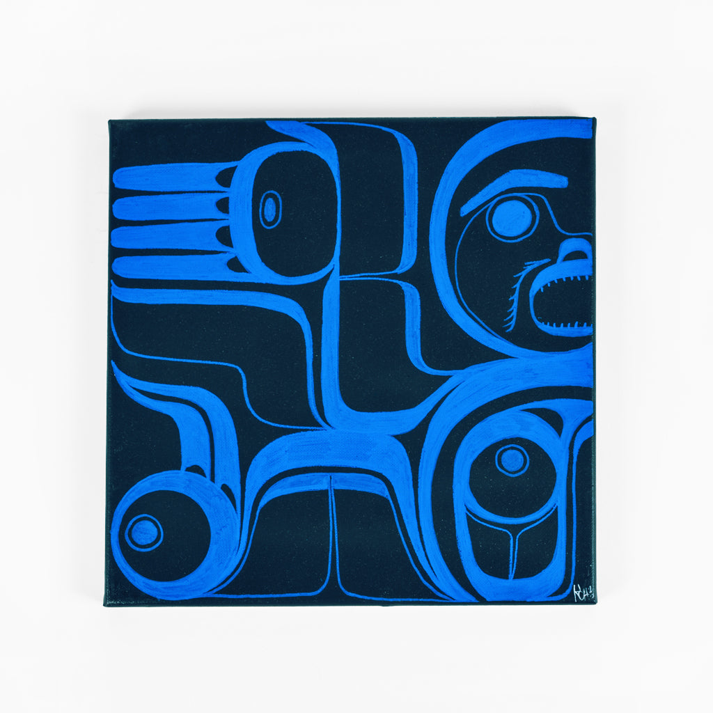 The Ghost in the Box - Acrylic on Canvas
