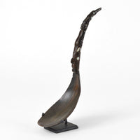 Raven, Human and Hawk - Mountain Goat Horn Feast Ladle