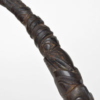 Raven, Humans and Frog - Mountain Goat Horn Feast Ladle