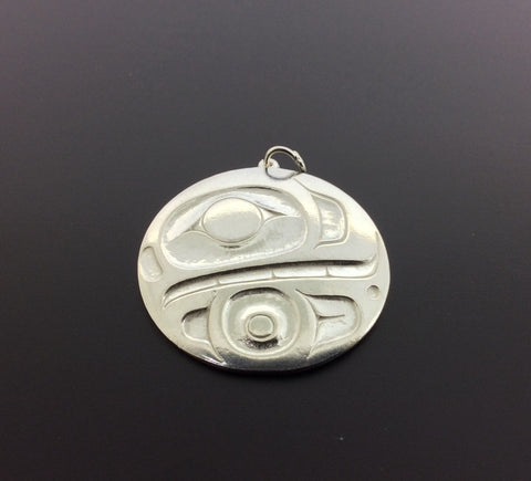 Phil Janze Killerwhale Silver Pendant