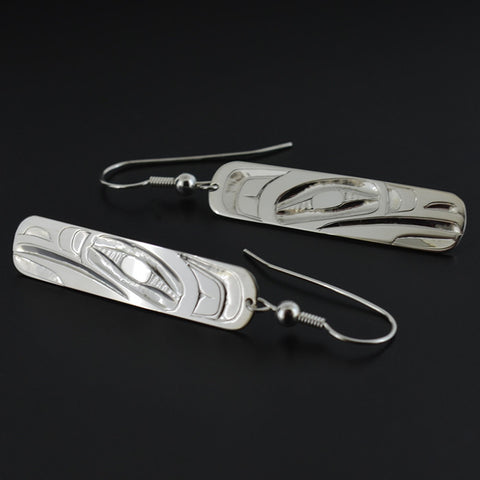 Ravens - Silver Earrings